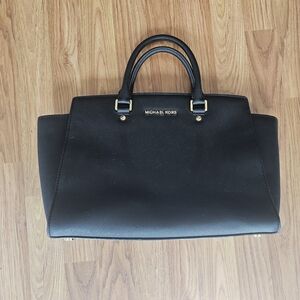 Michael Kors Black Satchel Bag